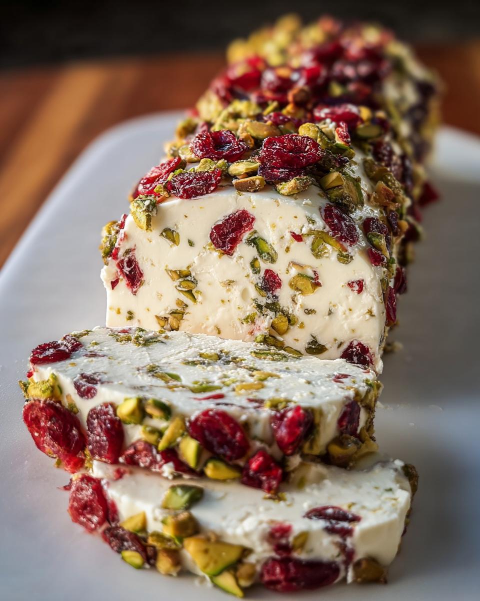Irresistible Cranberry Pistachio Cheese Log in 15 Minutes 7 Cranberry Pistachio Cheese Log - detail 2