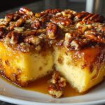 Crème Brûlée Pecan Cake
