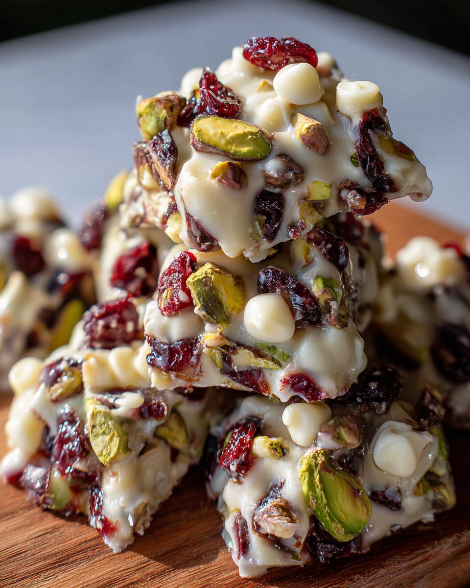 Crockpot Pistachio Cranberry Clusters - detail 1
