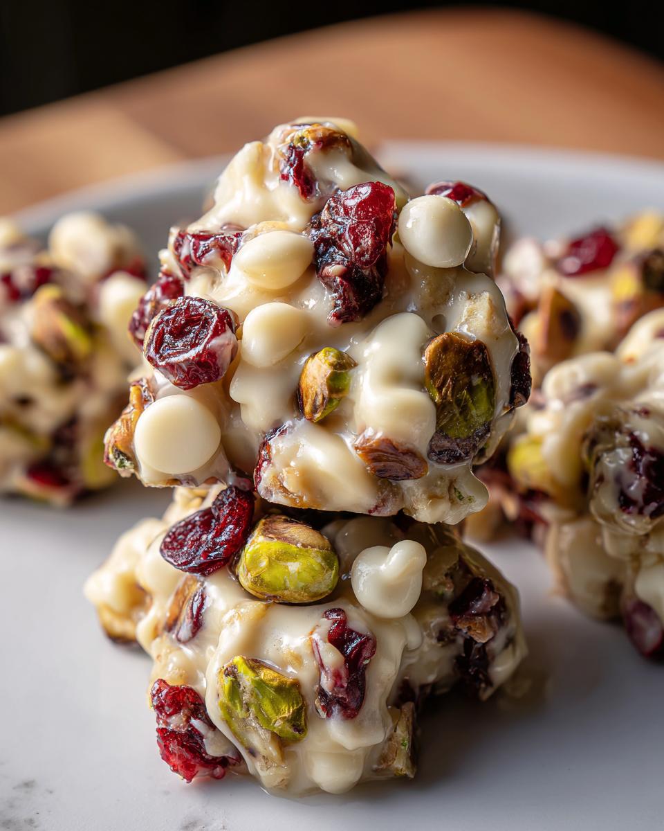Crockpot Pistachio Cranberry Clusters - detail 2