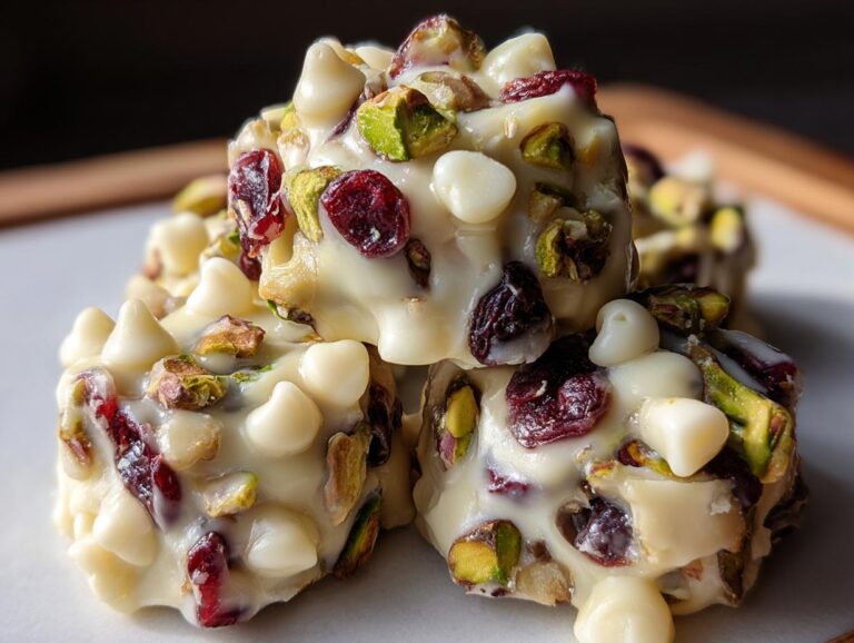 Crockpot Pistachio Cranberry Clusters