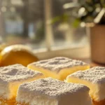 FLUFFY LEMON LAYER BARS WITH MARSHMALLOW TOP