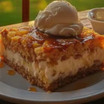 FROZEN CARAMEL PINEAPPLE ICEBOX CHEESECAKE DELIGHT