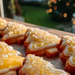 GLAZED LEMON SHORTBREAD TREE COOKIES
