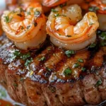 Garlic Butter Filet Mignon with Shrimp