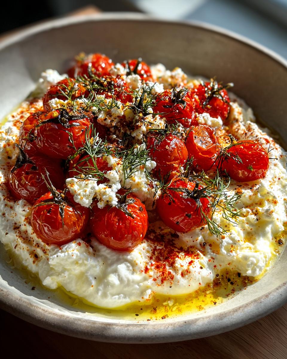 Irresistible 15-Minute Garlic Feta Yogurt Bowl with Blistered Tomatoes 6 Garlic Feta Yogurt Bowl - detail 2
