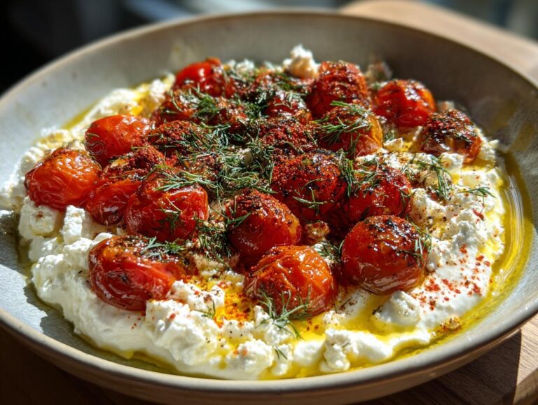 Garlic Feta Yogurt Bowl