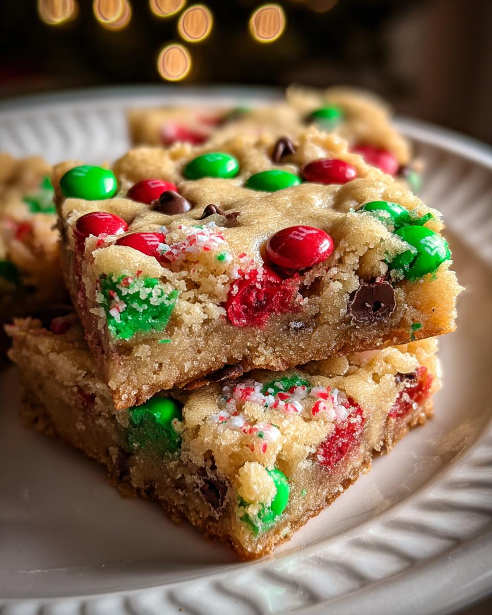 Holiday Cookie Bars - detail 1