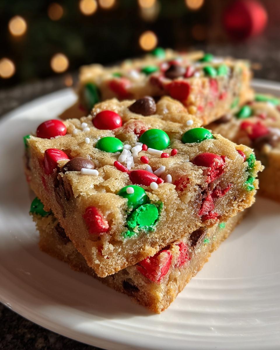 Holiday Cookie Bars - detail 3
