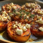 Honey Feta Sweet Potatoes