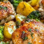 Honey Garlic Chicken Thighs roast
