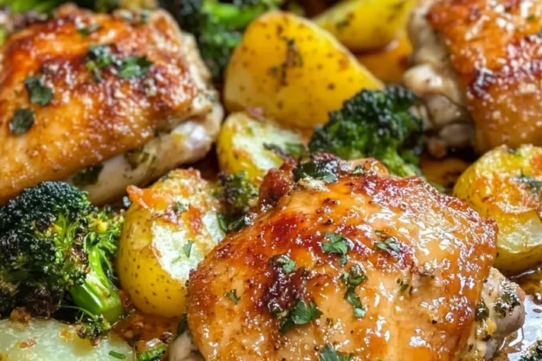 Honey Garlic Chicken Thighs roast