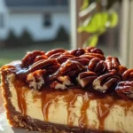 Honey Lemon Pecan Cheesecake
