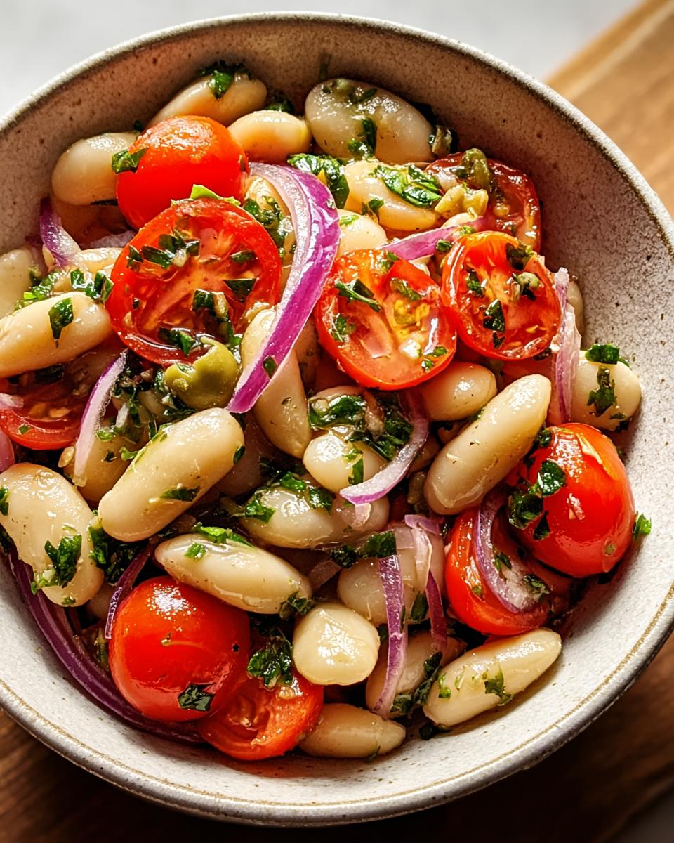 Irresistible 10-Minute Italian White Bean Salad Recipe 7 Italian White Bean Salad - detail 2