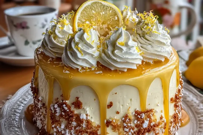 LEMON DRIZZLE CREAM CAKE