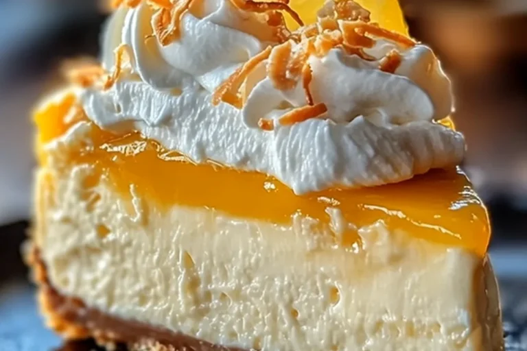 Lemon Coconut Cheesecake Slice blends velvety