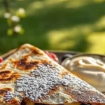 Lemon Cream Crepes with Fresh Berries