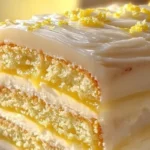 Lemon Cream Layer Cake
