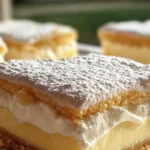 Lemon Dream Custard Squares