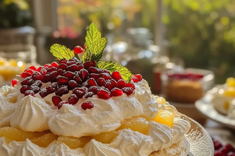 Lemon Swirl Pavlova: Discover the Perfect Recipe Today! 2 Lemon Swirl Pavlova