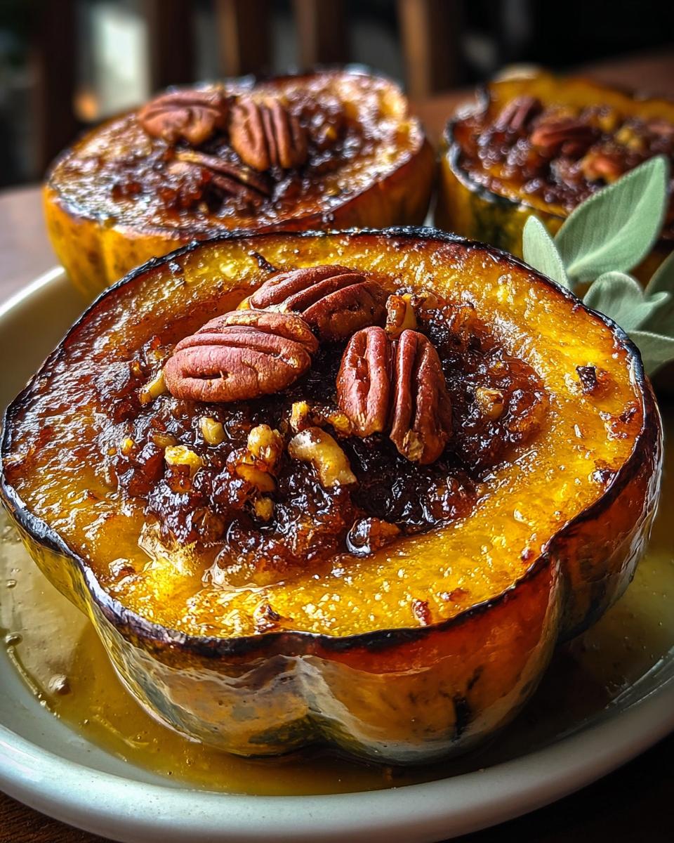 Maple Pecan Acorn Squash - detail 1