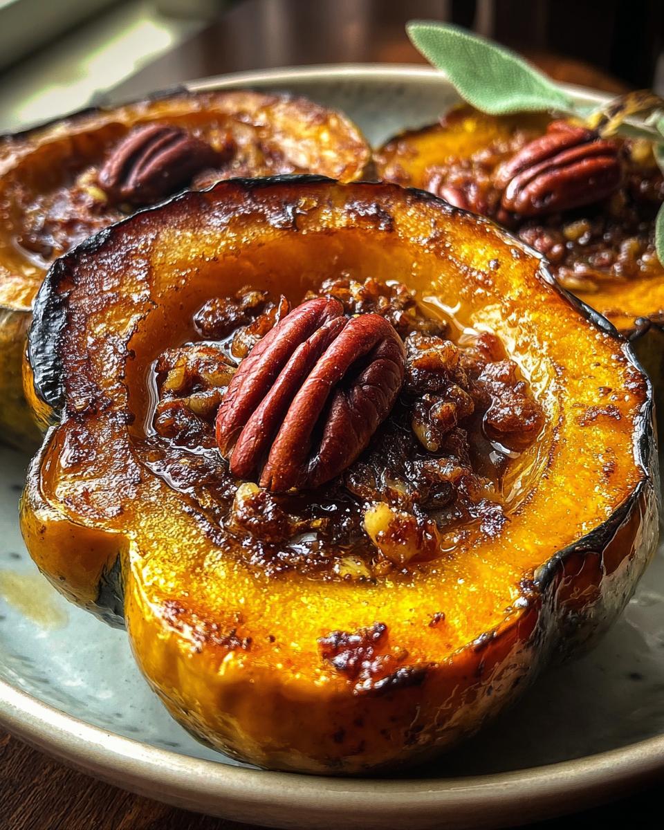 Maple Pecan Acorn Squash - detail 2