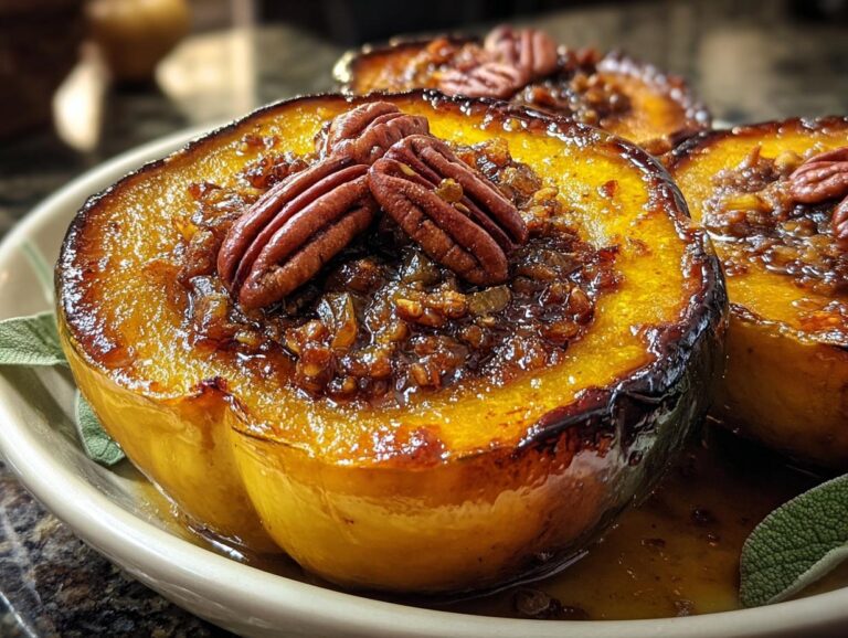Maple Pecan Acorn Squash