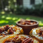 Maple Pecan Roasted Acorn Squash