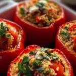 Mediterranean Stuffed Peppers