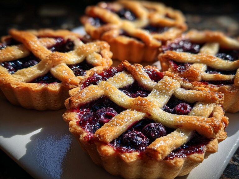 Irresistible Mini Blueberry Pies with 2 Secret Flaky Crust Tricks 4 Mini Blueberry Pies
