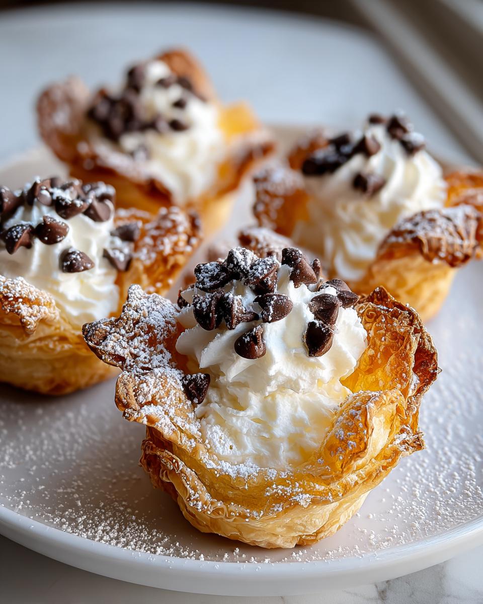 Irresistible 30-Minute Mini Cannoli Cups to Delight Guests 5 Mini Cannoli Cups - detail 1