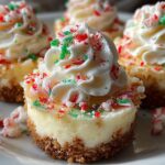 No-Bake Christmas Cheesecakes