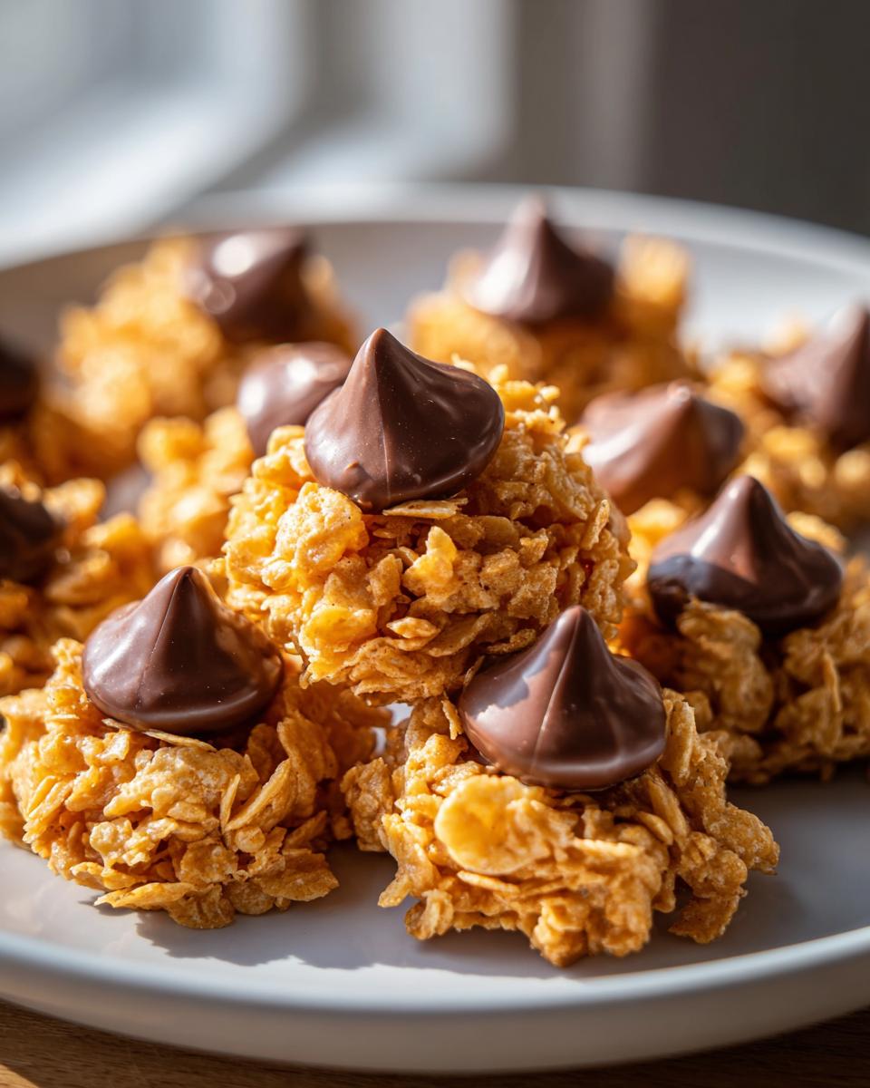 No Bake Peanut Butter Kiss Cookies - detail 1