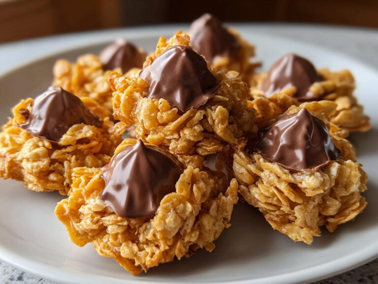 No Bake Peanut Butter Kiss Cookies