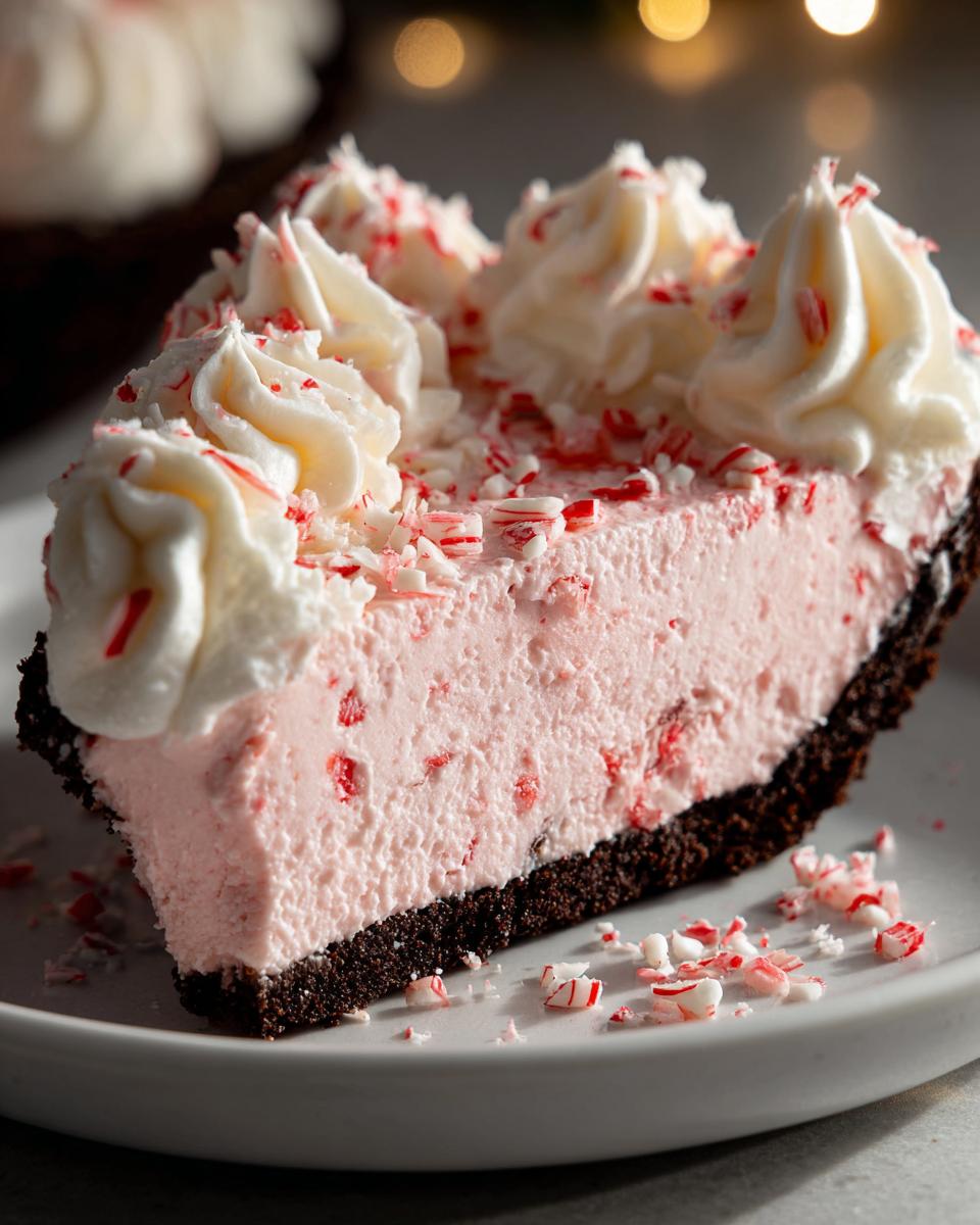 No Bake Peppermint Pie - detail 2