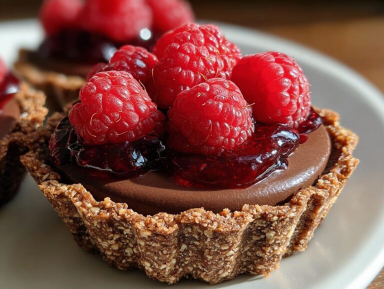 No-Bake Raspberry Chocolate Mousse