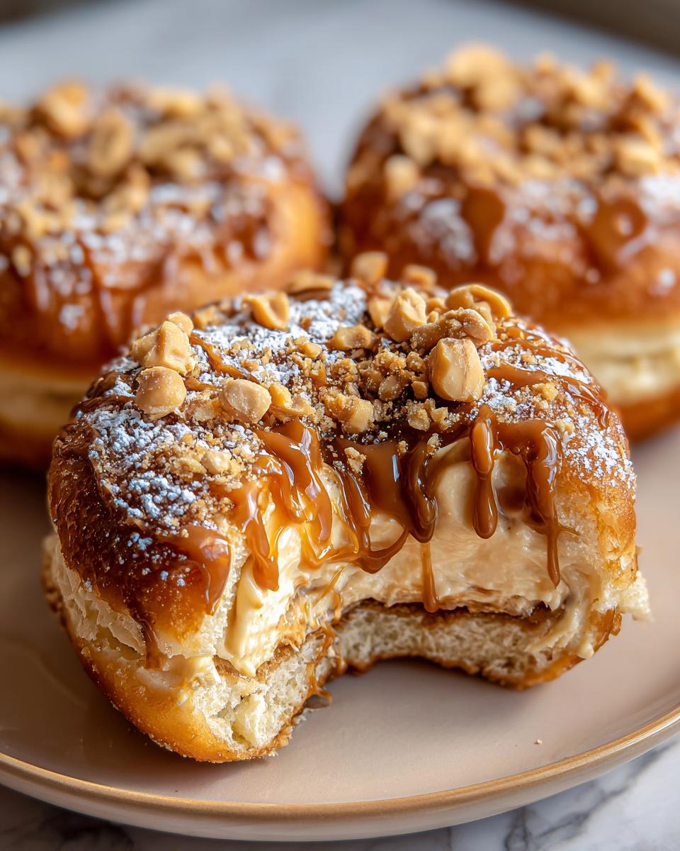 Peanut Butter Cheesecake Donuts - detail 1
