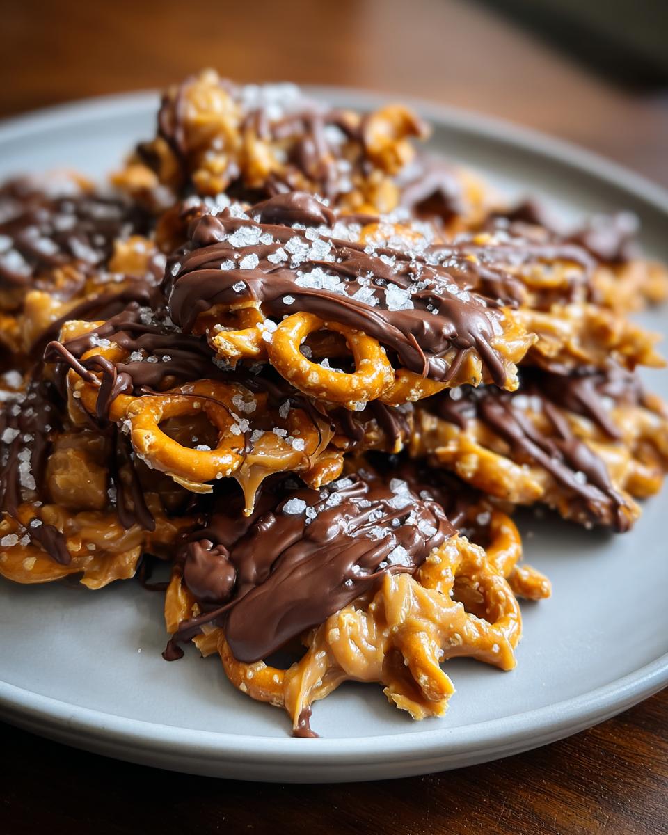 10-Minute Peanut Butter Pretzel Clusters That Will Wow You 6 Peanut Butter Pretzel Clusters - detail 2