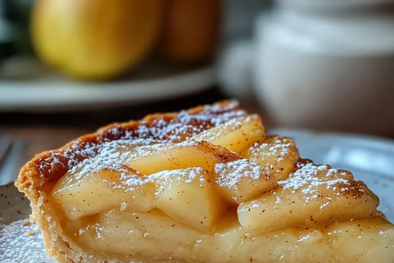 Pear & Almond Tart
