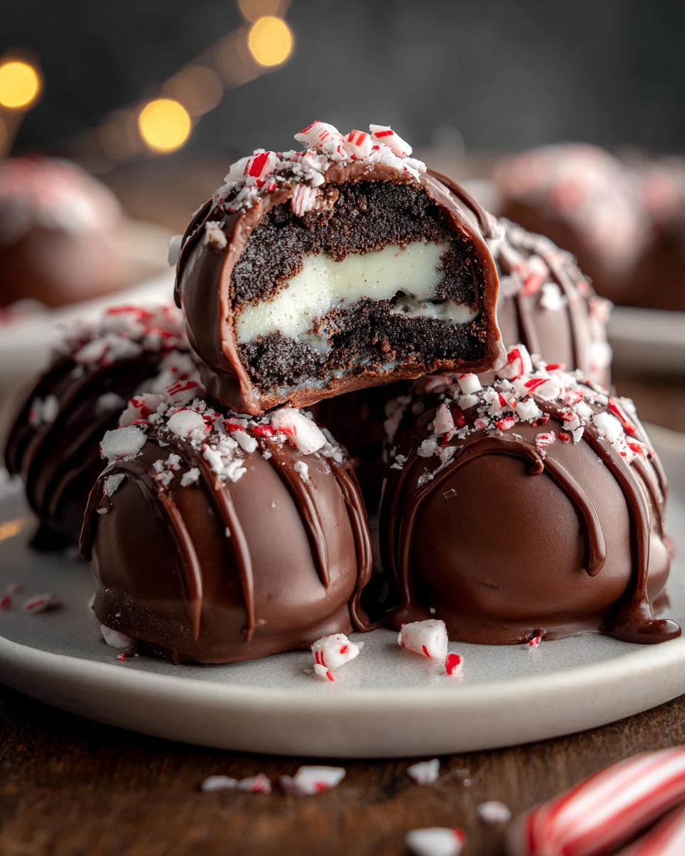 Decadent Peppermint Oreo Truffles You Must Try Today 8 Peppermint Oreo Truffles - detail 3