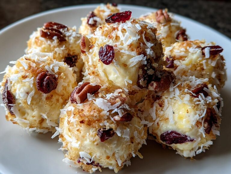 Pineapple Cheese Ball Bites