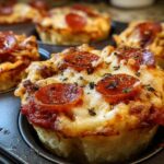 Pizza Biscuit Cupcakes