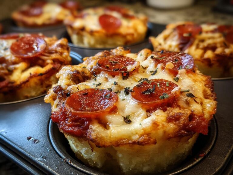 Pizza Biscuit Cupcakes