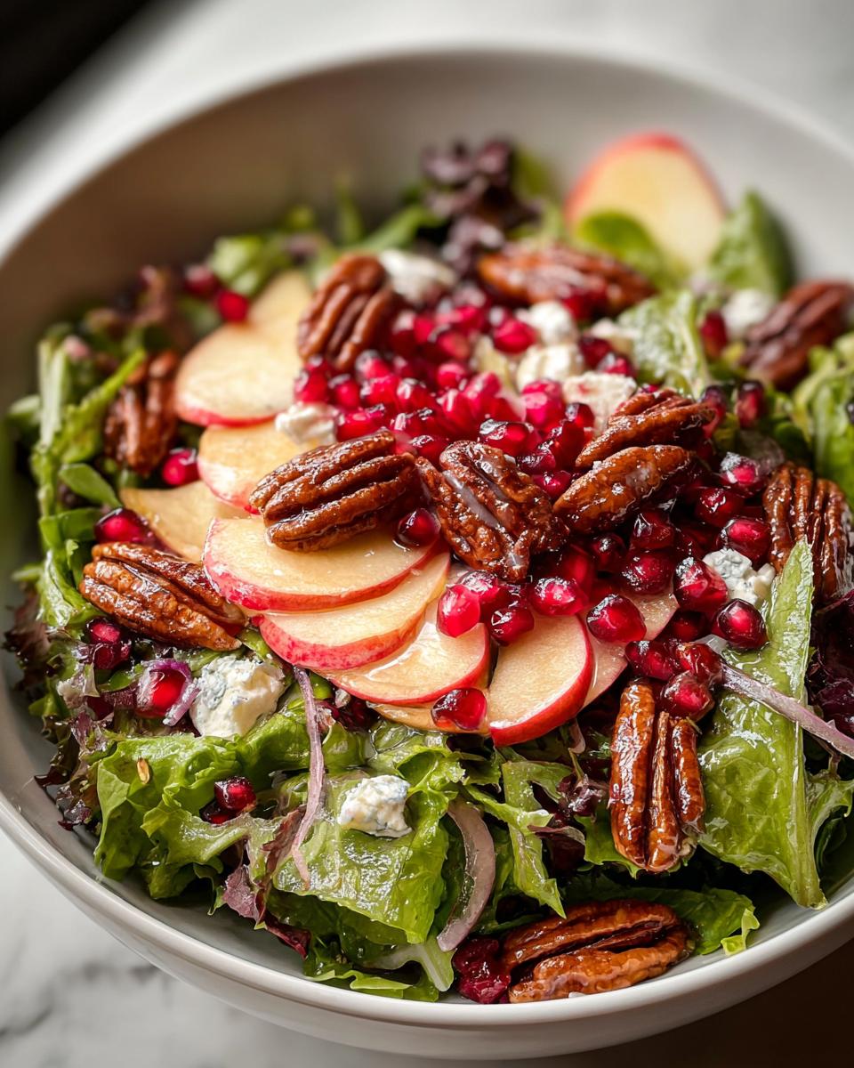 15-Minute Pomegranate Pecan Salad That Steals Every Meal 5 Pomegranate Pecan Salad - detail 1