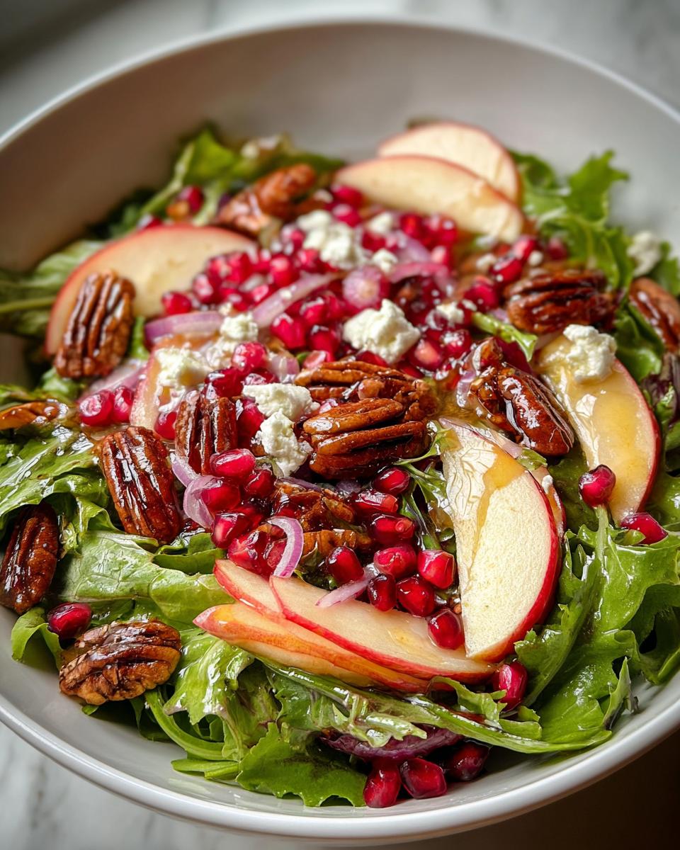 15-Minute Pomegranate Pecan Salad That Steals Every Meal 6 Pomegranate Pecan Salad - detail 2