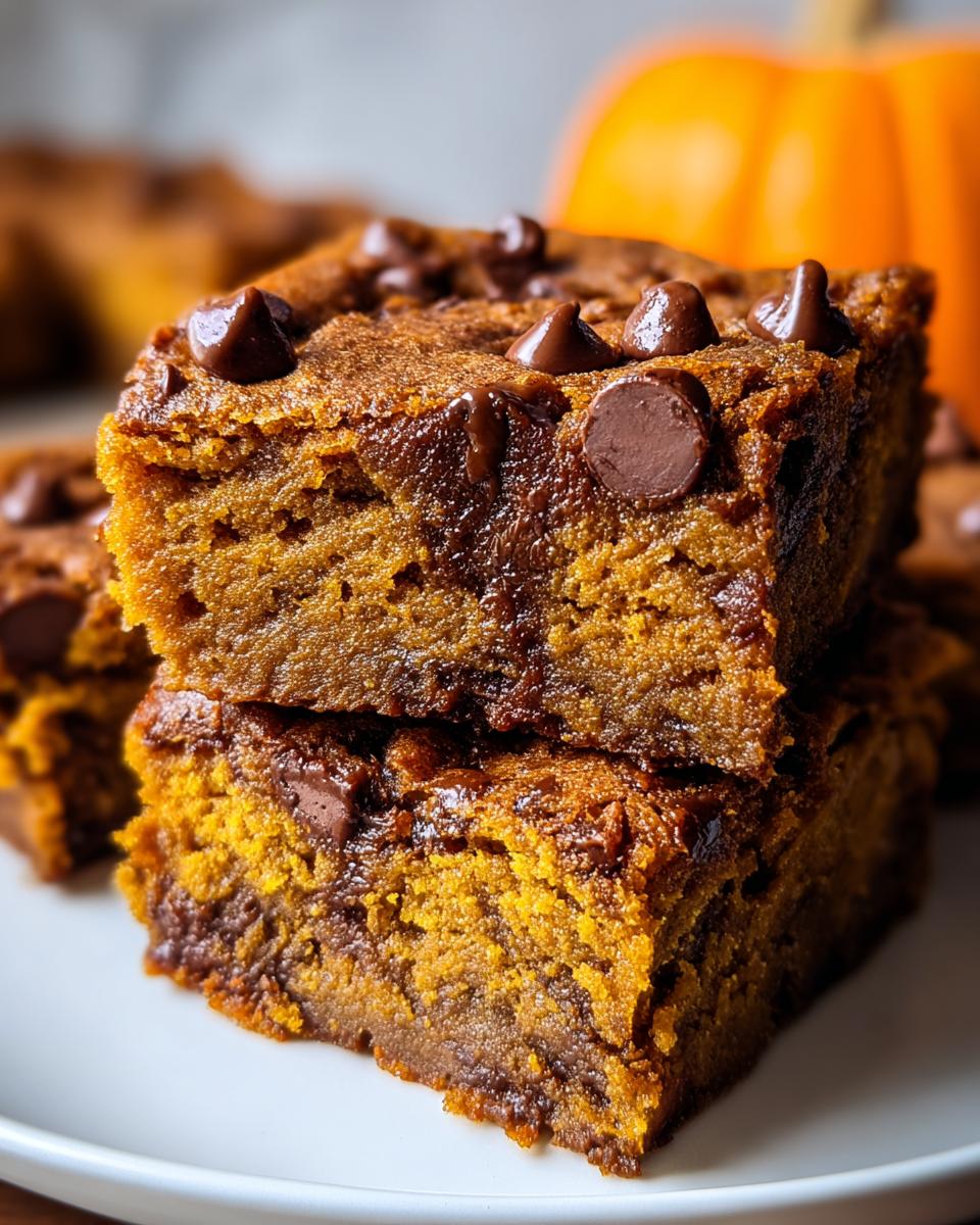 25 Irresistible Pumpkin Chocolate Chip Bars Secretly Addictive Recipe 5 Pumpkin Chocolate Chip Bars - detail 1