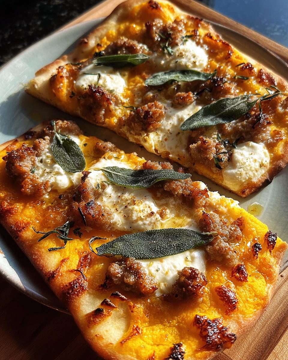 Pumpkin Flatbread Pizza - detail 1