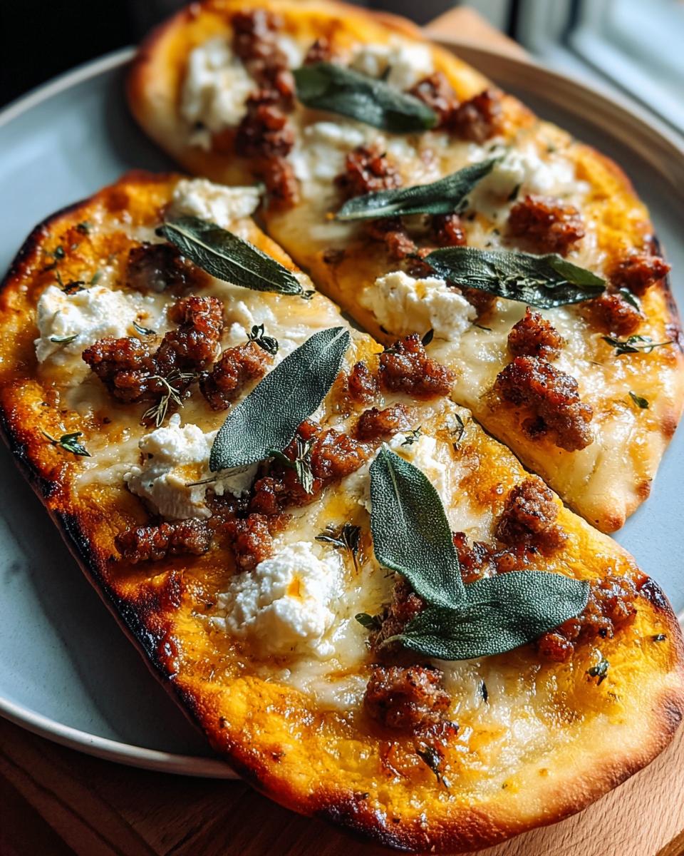 Pumpkin Flatbread Pizza - detail 2