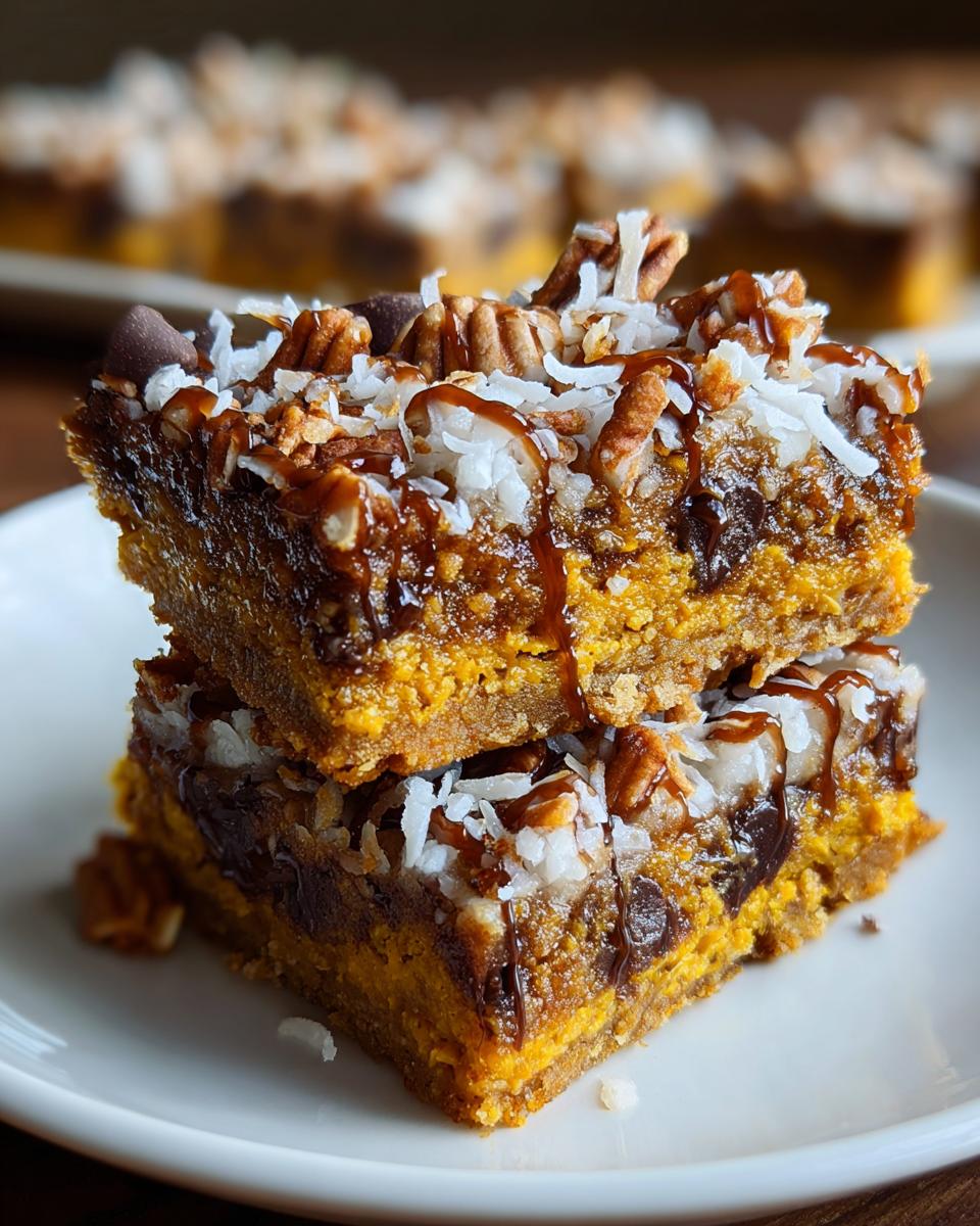 50-Minute Pumpkin Magic Bars: Irresistible Fall Treat 6 Pumpkin Magic Bars - detail 1