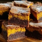 Pumpkin Snickerdoodle Brownies